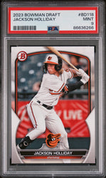 2023 BOWMAN DRAFT JACKSON HOLLIDAY  #BD118 - PSA 9 ROOKIE CARD (Online Order Only)