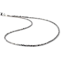 1-2mm Black Diamond Unfaceted Cube Beads 15 inch 255 pieces (ONLINE ORDER ONLY)