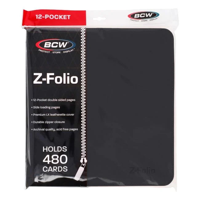 Z-Folio 12-Pocket LX Album - Black
