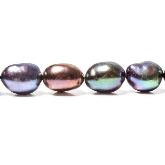 10-11mm Peacock Baroque Straight Drilled Freshwater Pearls 16 inch 39 pieces (ONLINE ORDER ONLY)