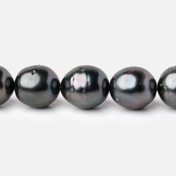 10-12mm Peacock Tahitian Round Saltwater Pearl strand 16 inch 35 pieces (ONLINE ORDER ONLY)