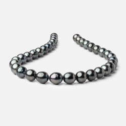 10-12mm Peacock Tahitian Round Saltwater Pearl strand 16 inch 35 pieces (ONLINE ORDER ONLY)