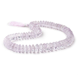 10-13mm Pink Amethyst German Faceted Rondelle Beads 14 inch 80 pieces AAA (ONLINE ORDER ONLY)