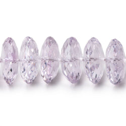 10-13mm Pink Amethyst German Faceted Rondelle Beads 14 inch 80 pieces AAA (ONLINE ORDER ONLY)