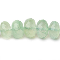 10-13mm Prehnite Faceted Rondelle Beads 17 inch 61 pieces (ONLINE ORDER ONLY)