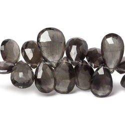 10-15mm Silimanite Faceted Pears 8 inch 55 pieces (ONLINE ORDER ONLY)