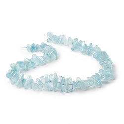 10-17mm Aquamarine Plain Nugget Beads 16 inch 90 pieces (ONLINE ORDER ONLY)