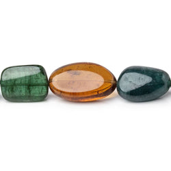 10-22mm Multi Color Tourmaline Plain Nugget Beads 20 inch 35 pieces AAA (ONLINE ORDER ONLY)