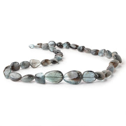 10-25mm Copper Moss Aquamarine Plain Nugget 23 inch 38 Beads AAA (ONLINE ORDER ONLY)