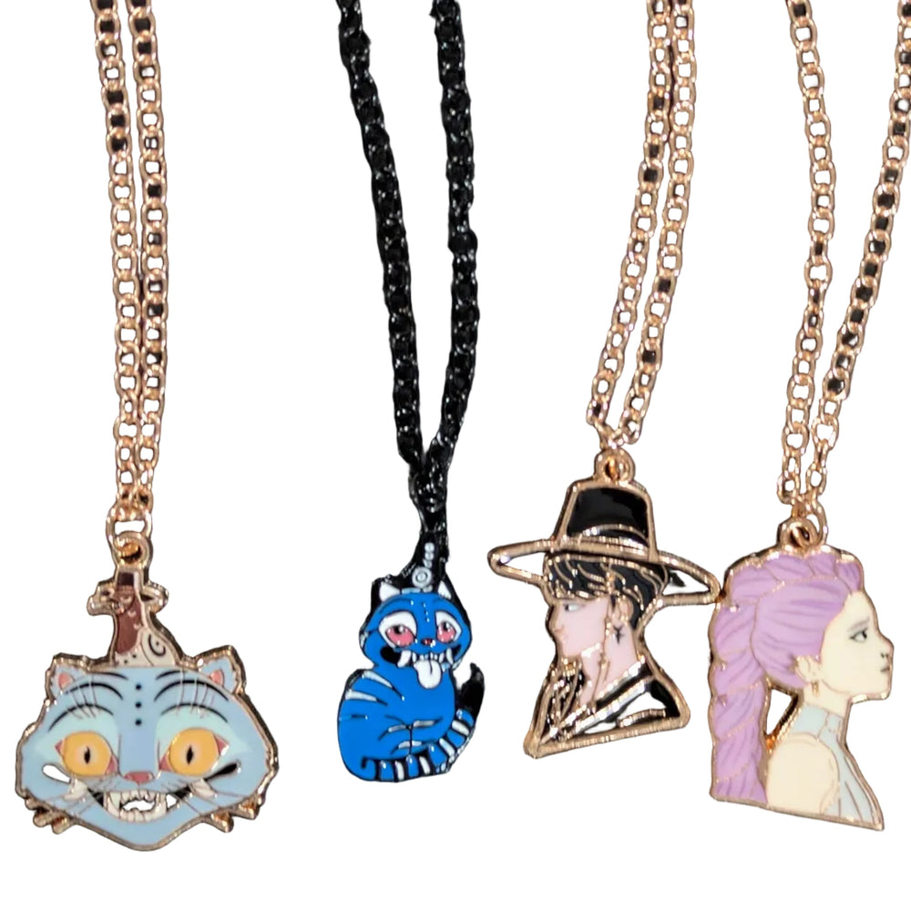 K-POP DEMON HUNTERS Enamel Pendant Necklace – Character Icon Series (ONLINE ORDER ONLY)