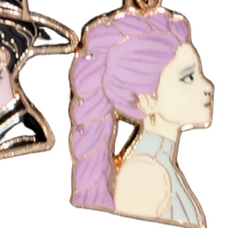 K-POP DEMON HUNTERS Enamel Pendant Necklace – Character Icon Series (ONLINE ORDER ONLY)
