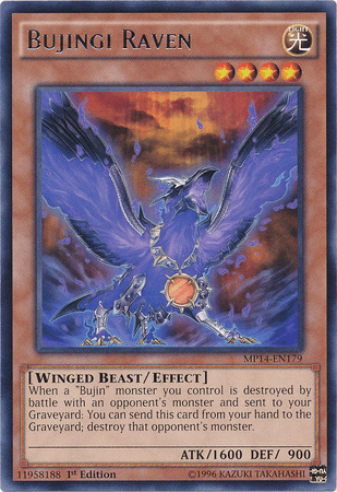 Bujingi Raven [MP14-EN179] Rare (ONLINE ORDER ONLY)