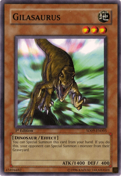 Gilasaurus [SD09-EN005] Common (ONLINE ORDER ONLY)