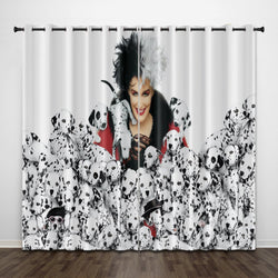 101 Dalmatians Curtains Pattern Blackout Window Drapes (Online Order Only)