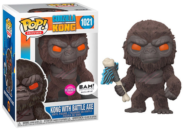 Kong with Battle Axe (Flocked, Godzilla VS Kong) 1021 - Books-A-Million Exclusive (Online Order Only)