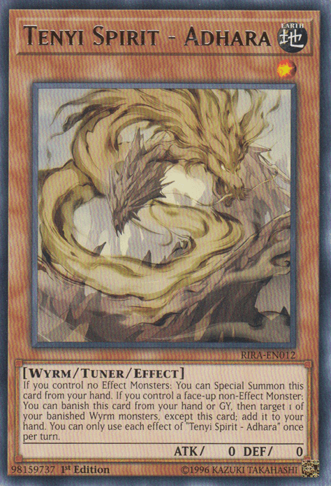 Tenyi Spirit - Adhara [RIRA-EN012] Rare (ONLINE ORDER ONLY)
