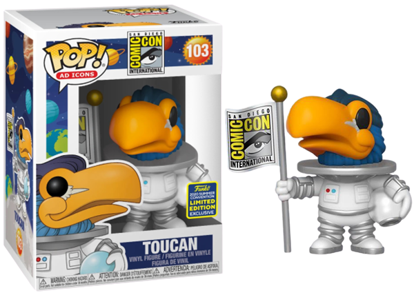 Toucan (Astronaut, White, Ad Icons) 103 - 2020 Summer Convention Exclusive (Online Order Only)