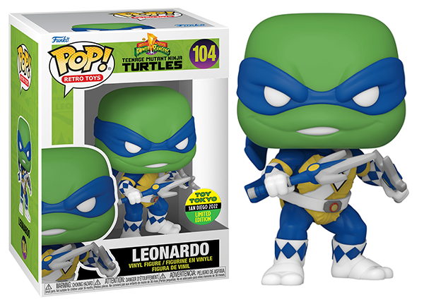 Leonardo (Retro Toys, Teenage Mutant Ninja Turtles/ Power Rangers) 104 - 2022 Toy Tokyo/ SDCC Exclusive (Online Order Only)