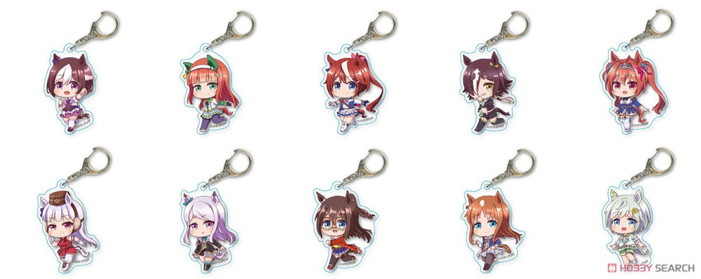 Trading Acrylic Key Ring Uma Musume Pretty Derby Blind Box (1 Blind Box) (ONLINE ORDER ONLY)