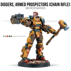 Diggers, Armed Prospectors (Chain Rifle)