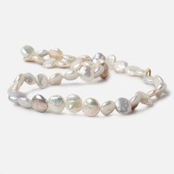 10.5mm Off White Coin Freshwater Pearls 16 inch 36 pcs (ONLINE ORDER ONLY)