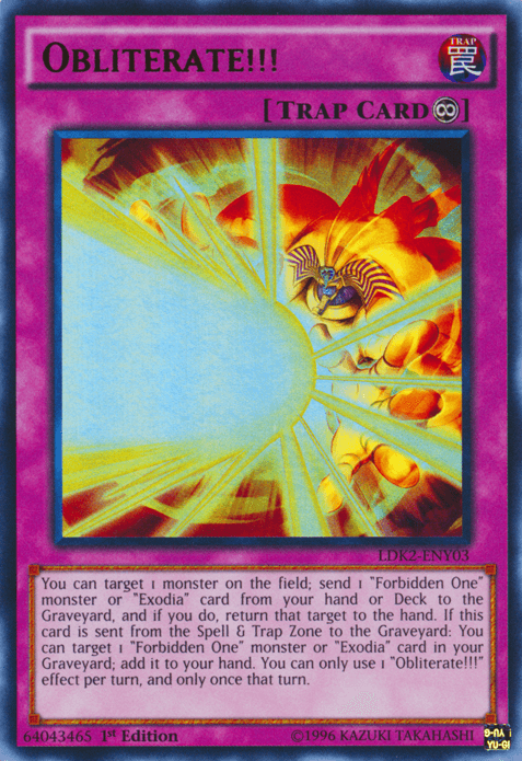 Obliterate!!! [LDK2-ENY03] Ultra Rare (ONLINE ORDER ONLY)