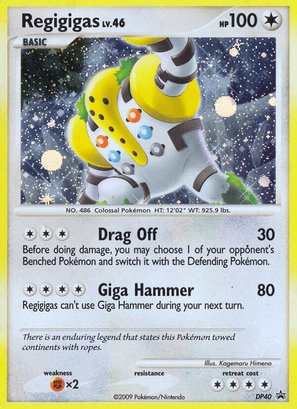 Regigigas (DP40) [Diamond & Pearl: Black Star Promos] (Online Only)