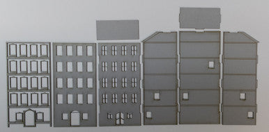 15mm European City Building (Matboard) - 15MCSS107 (Online Order Only)