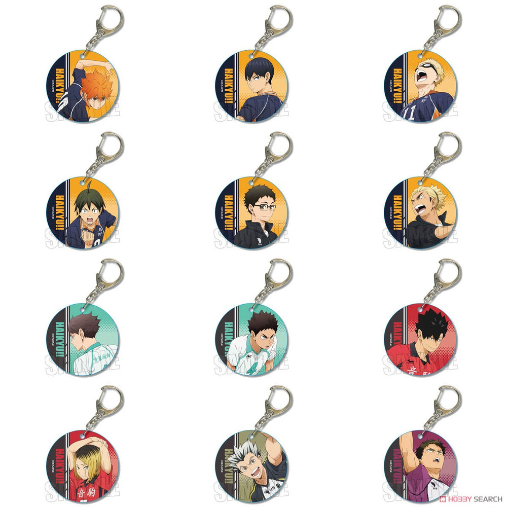 Haikyuu!! Trading Soft Clear Charm Keychain Blind Box - Official Gashapon Collectible