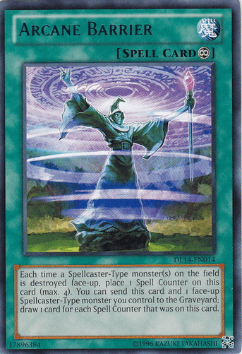 Arcane Barrier (Blue) [DL14-EN014] Rare (ONLINE ORDER ONLY)