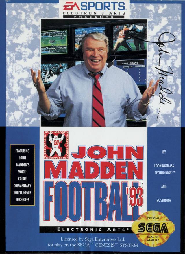 John Madden Football '93 (Sega Genesis) (ONLINE ORDER ONLY)