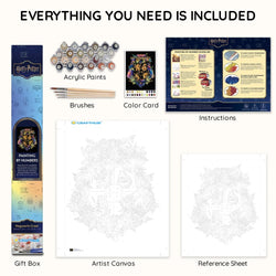 Hogwarts Crest - Paint By Numbers Kit