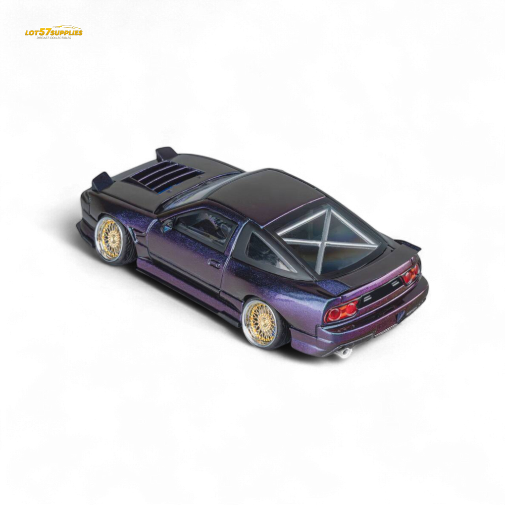 MicroTurbo Custom 180SX Spirit Rei - Purple Chameleon GMHS 2025 Special Edition 1:64 (ONLINE ORDER ONLY)
