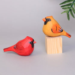 Hand-Carved Cardinal Bird DIY Painting Kit – Nature-Inspired Decor & Gifts (ONLINE ORDER ONLY)