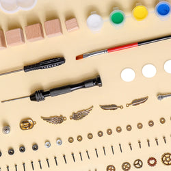 DIY Timber Train Kit – Build a Wooden Train with LED Light, Fun Accessories, Home and Office Décor (ONLINE ORDER ONLY)