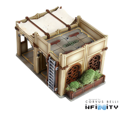 Alcazaba Utility Buildings (2-Pack) — Bare MDF