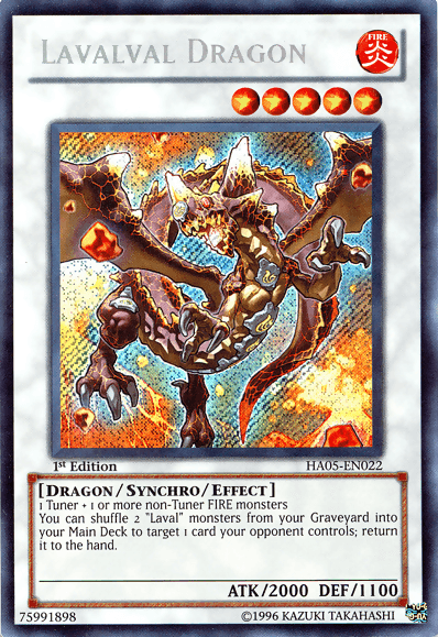 Lavalval Dragon [HA05-EN022] Secret Rare (ONLINE ORDER ONLY)
