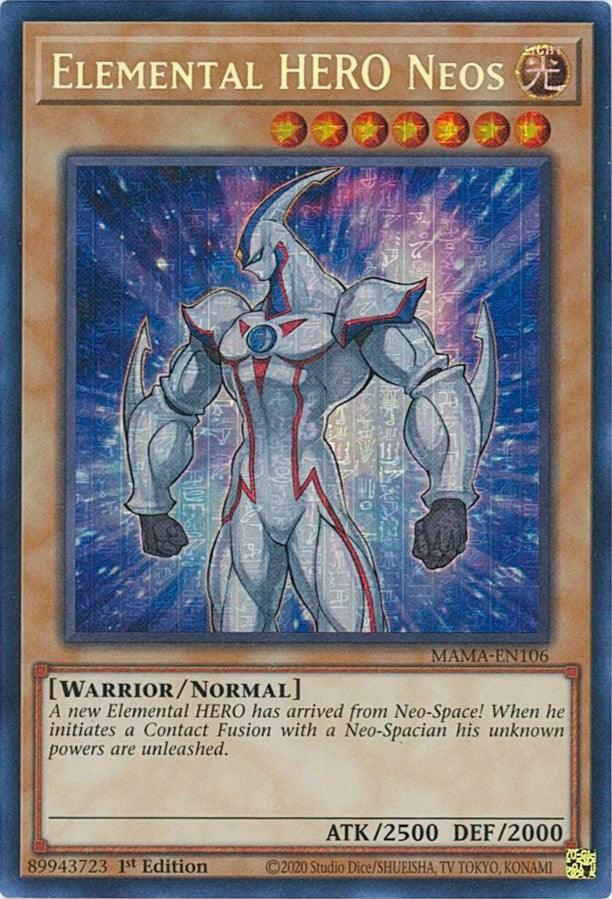 Elemental HERO Neos [MAMA-EN106] Secret Pharaoh's Rare (ONLINE ORDER ONLY)