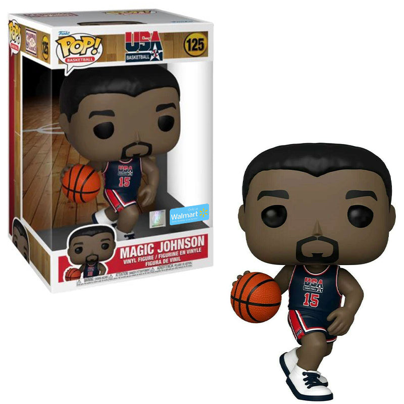 Magic Johnson (1992 Team USA Navy Uniform, 10-Inch, NBA) 125 - Walmart Exclusive (Online Order Only)