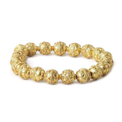 10mm 22kt Gold Plated Copper Bead Roval Simple Arch 8 inch 18 pieces (ONLINE ORDER ONLY)