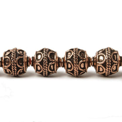 10mm Antiqued Copper Beads Roval Simple Arch 8 inch 18 pcs (ONLINE ORDER ONLY)