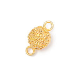 10mm Circle & Dot Design Magnetic Clasp 1 piece