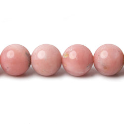 10mm Pink Peruvian Opal plain rounds 16 inch 41 beads AA (ONLINE ORDER ONLY)