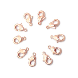 10mm Shiny Lobster Clasp Set of 10 Pieces (ONLINE ORDER ONLY)