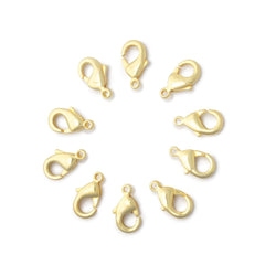 10mm Shiny Lobster Clasp Set of 10 Pieces (ONLINE ORDER ONLY)