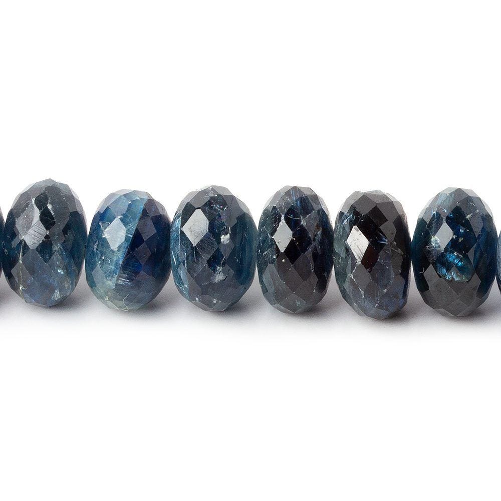 10mm Tanzanian Kyanite Faceted Rondelle Beads 32 beads 8 inch (ONLINE ORDER ONLY)