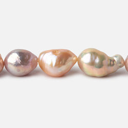 10x11-10x13mm Tri Color Baroque Freshwater Pearls 15.5 inch 30 pieces AA grade (ONLINE ORDER ONLY)