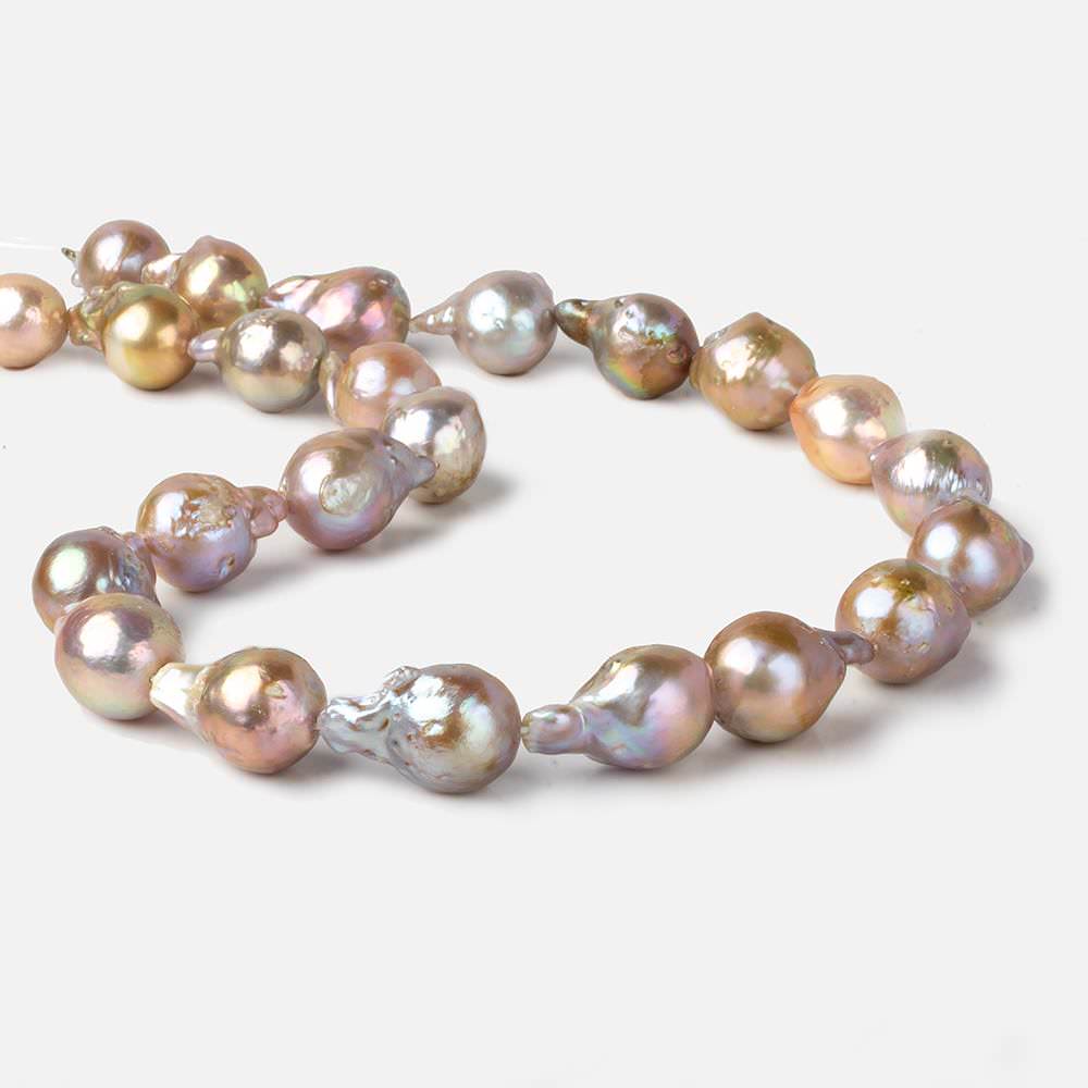 10x12-14x15mm Multi Color straight drill Ultra Baroque Freshwater Pearls 17 inch 23 pcs (ONLINE ORDER ONLY)
