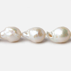 10x13.5-11x19.5mm Off White Ultra Baroque Freshwater Pearl 16 inch 23 pieces A (ONLINE ORDER ONLY)