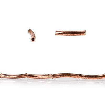 10x1.5mm Copper Bead Curved Tube 8 inch 20 pcs (ONLINE ORDER ONLY)